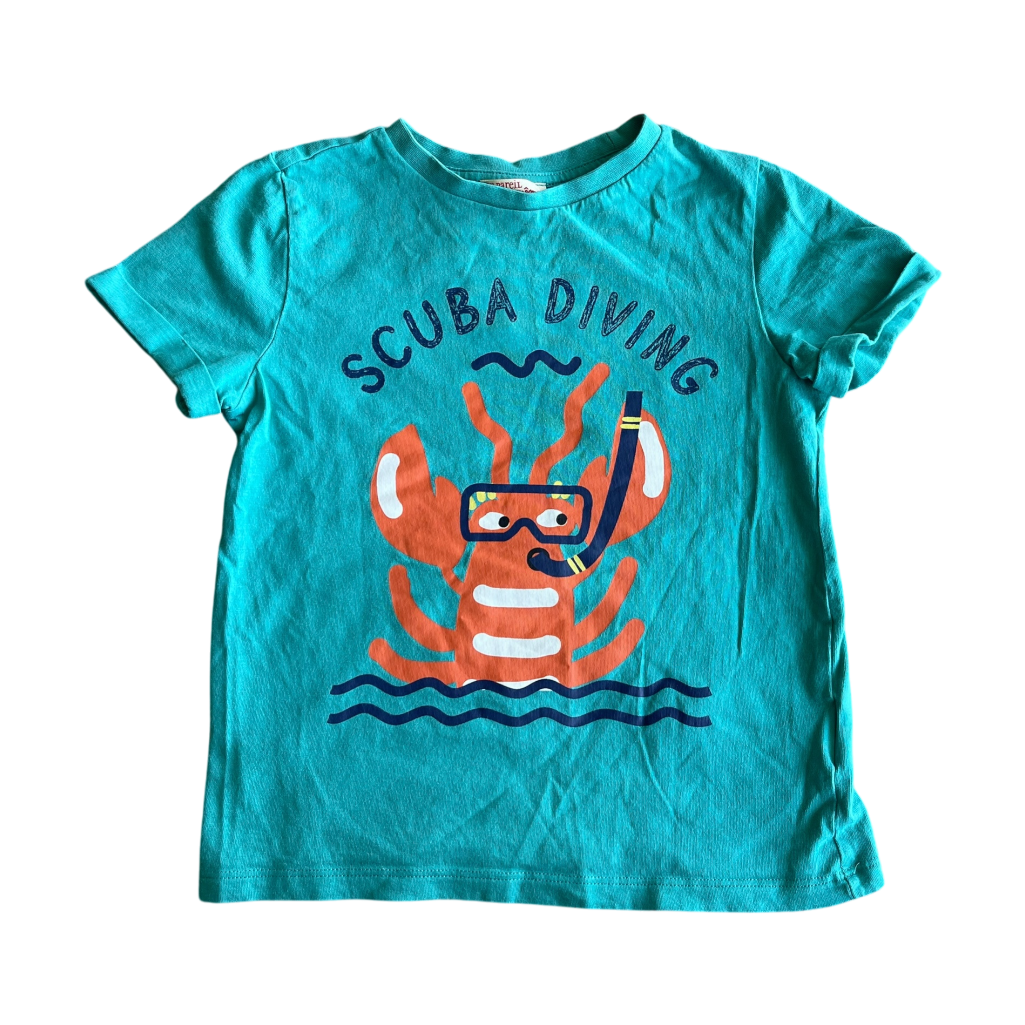 Boys du pareil blue T-shirt size 5