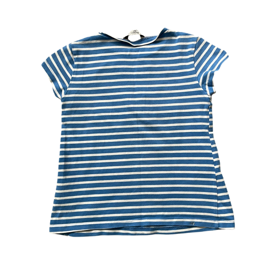 Girls mayoral blue and white T-shirt size 7