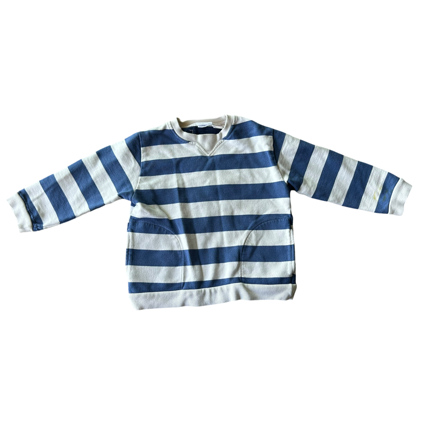 Boys zara blue and white Sweatshirt size 3