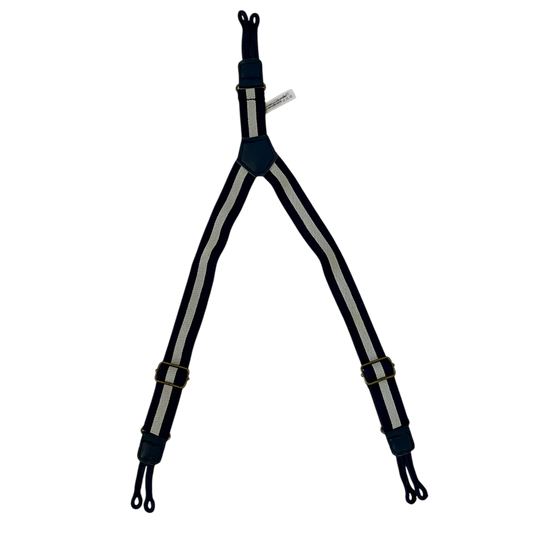 Boys overall's blue with gray Overalls elastic size 6 mth