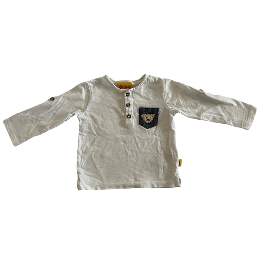 Boys knopf Im our white T-shirt size 6 mth
