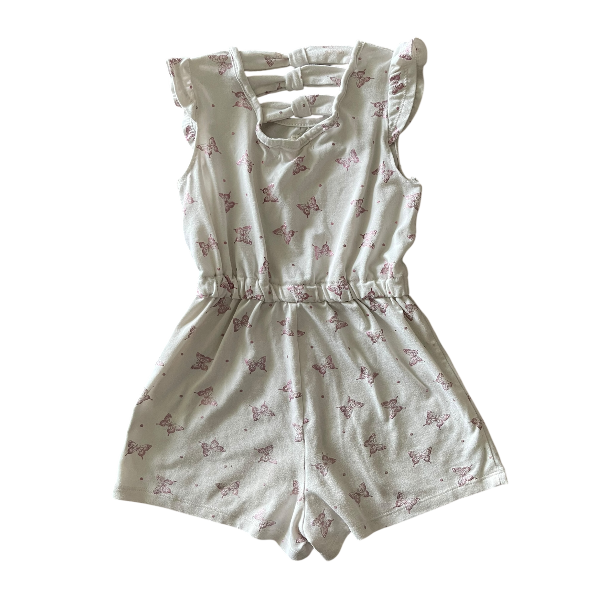 girls btween  white and pink Romper size 5
