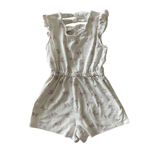 girls btween  white and pink Romper size 5