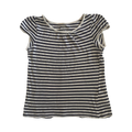 Girl H&M white and black T-shirt size 4 year