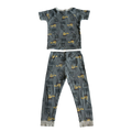 Boys Gerber kids gray with yellow Pajama size 3