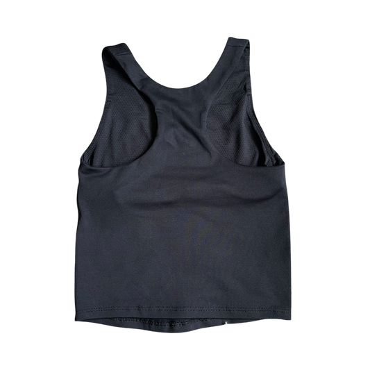 Girls athletic work black T-shirt size 6