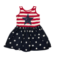 Girls place red white navy Dress size 4