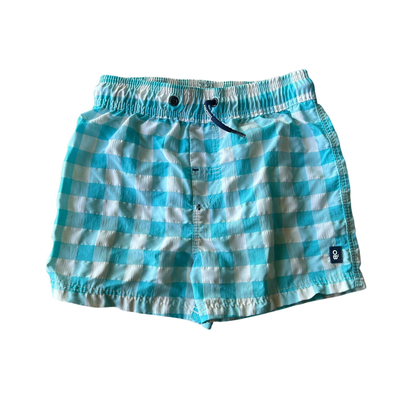 Boys obaibi light blue with white Shorts size 3