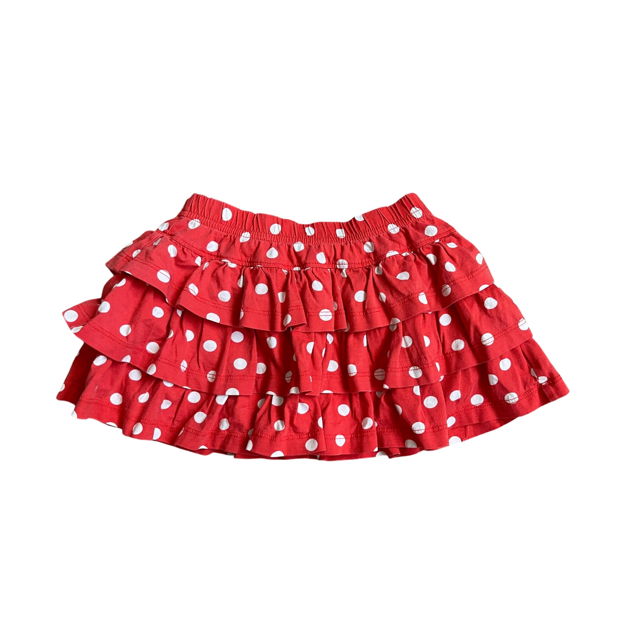 Girls hanna Andersson red and white Skirt size 5