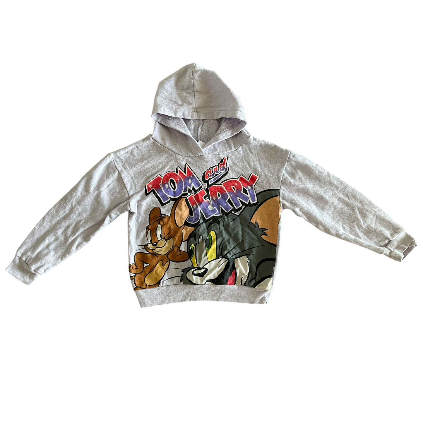 Boys tom & jerry  purple Sweatshirt size 7