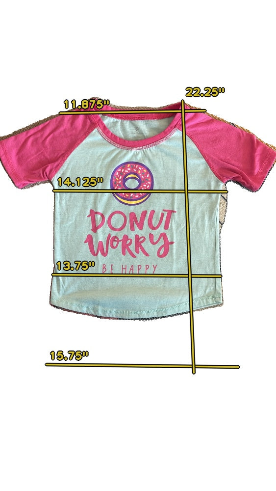 Light blue and pink t-shirt