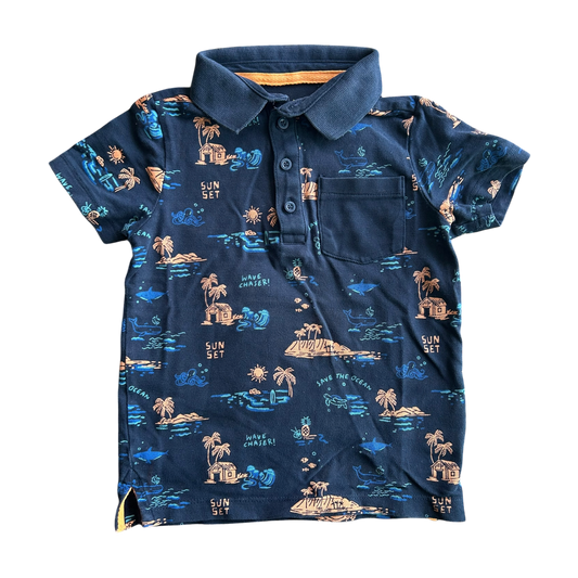 Boys mother care navy T-shirt size 4