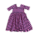 Girls Hanna Andersson pink navy Dress size 8