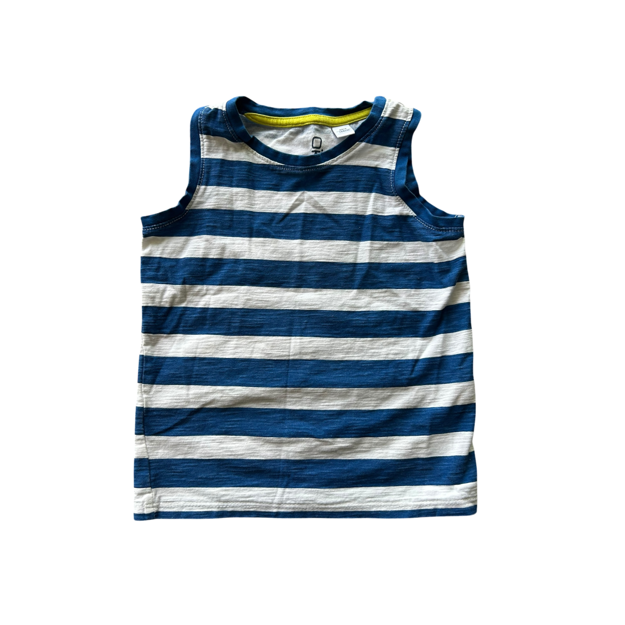 Boys Okaïdi blue and white T-shirt size 4