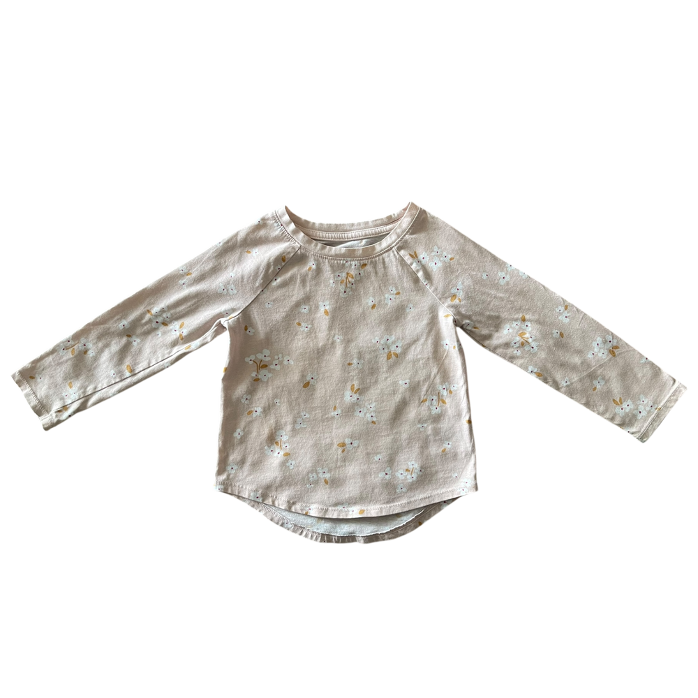 Girls Pink Flower Cat & Jack Long Sleeve Shirt
