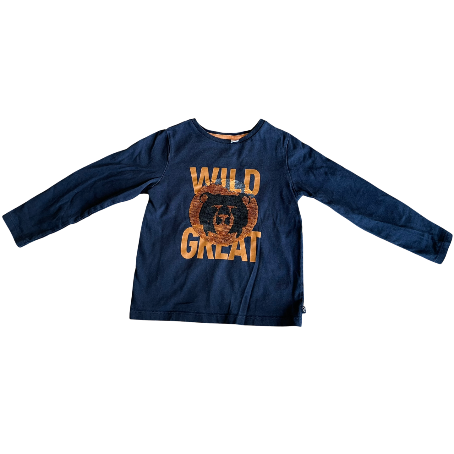 Boys Okaïdi navy T-shirt size 5