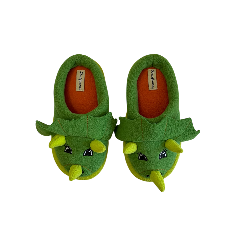 Girl Green Dearfoams Sleepers