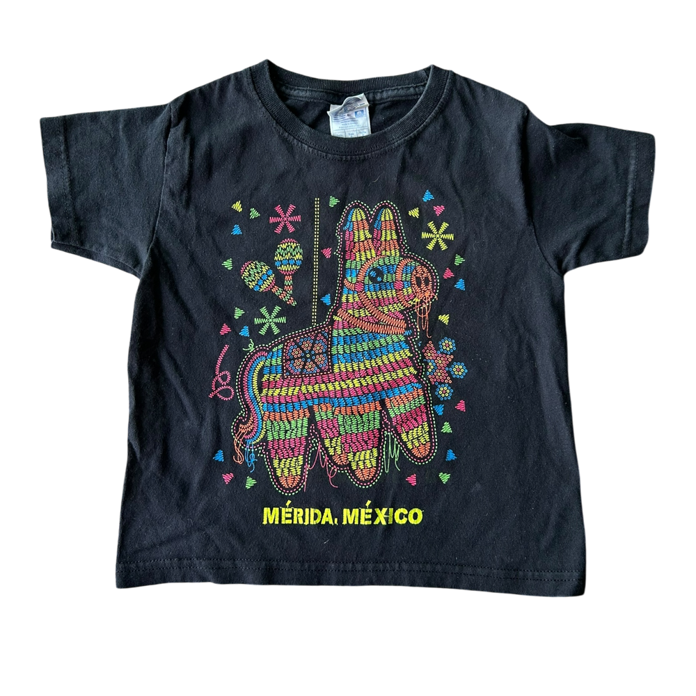 Boys yazbek black T-shirt size 4