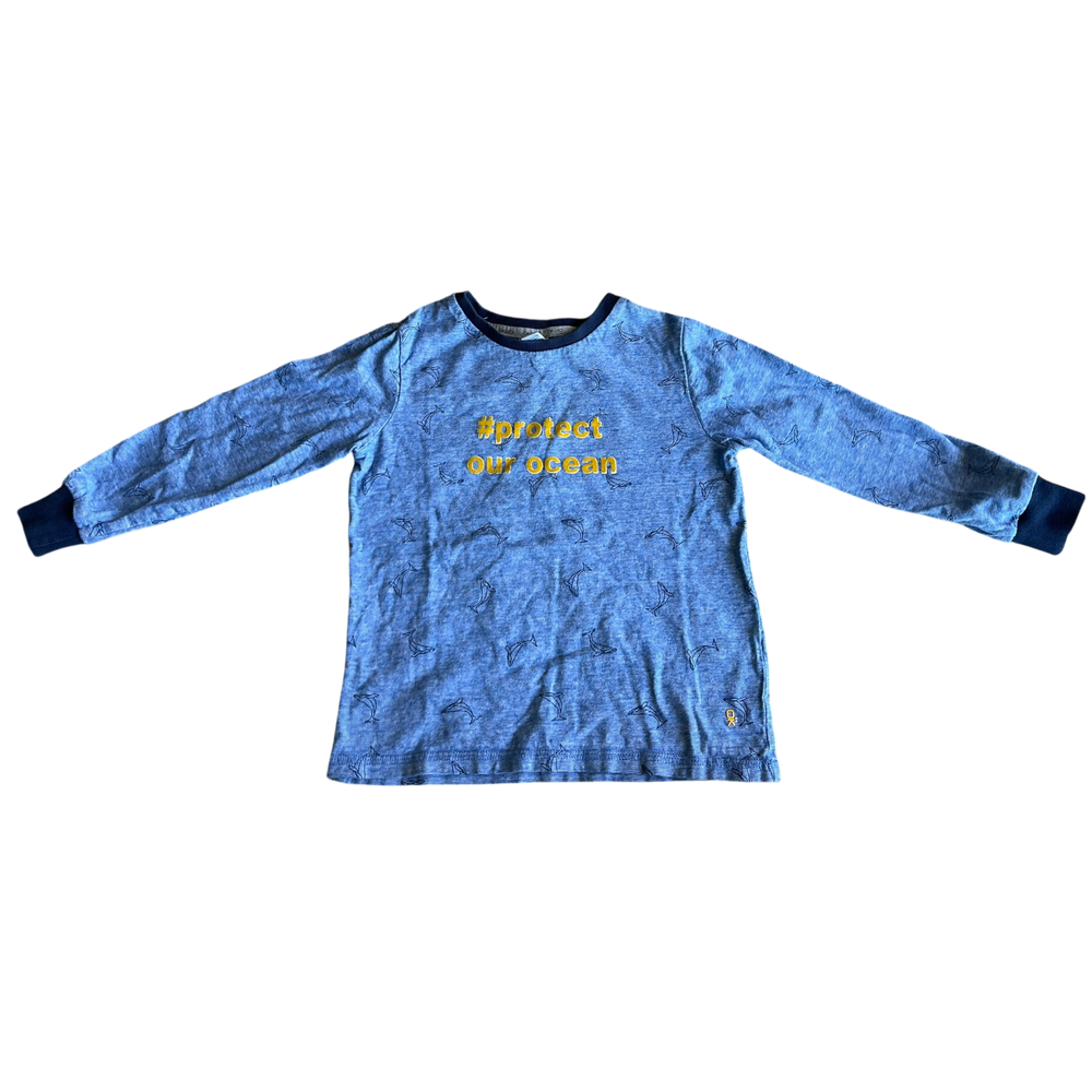 Boys Okaïdi blue T-shirt size 5