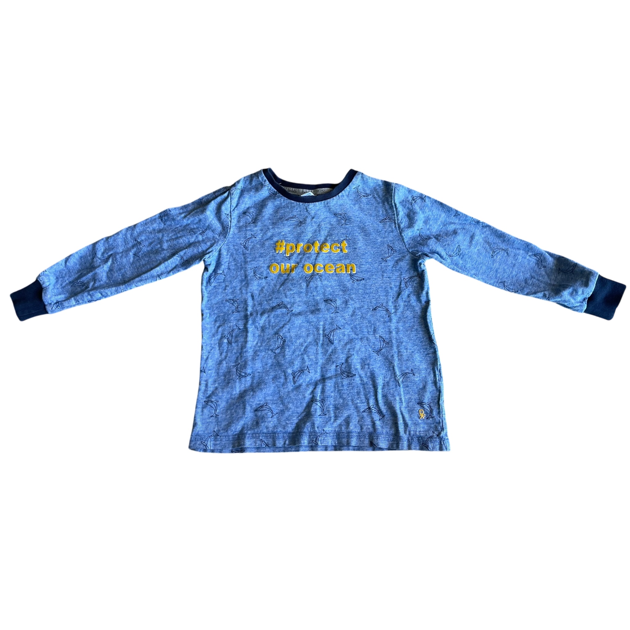 Boys Okaïdi blue T-shirt size 5