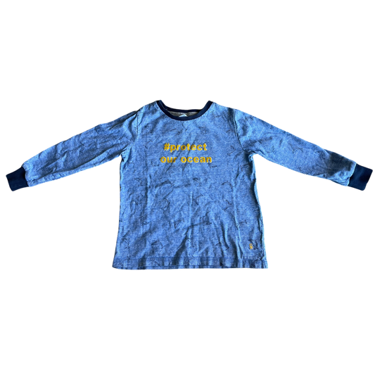 Boys Okaïdi blue T-shirt size 5