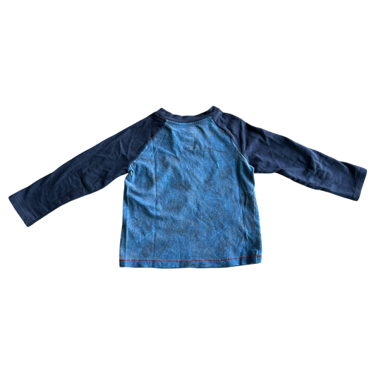 Boys old navy blue navy T-shirt size 4