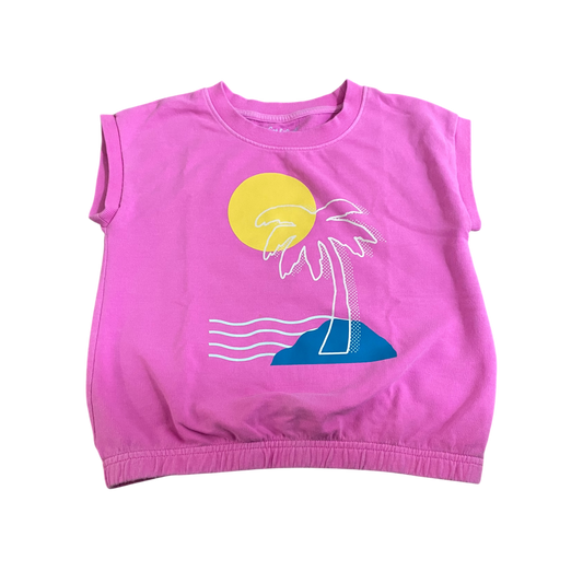 Girls cat & jack pink Sweatshirt  size 8