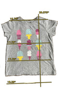 Girls hanna Andersson gray T-shirt size 8