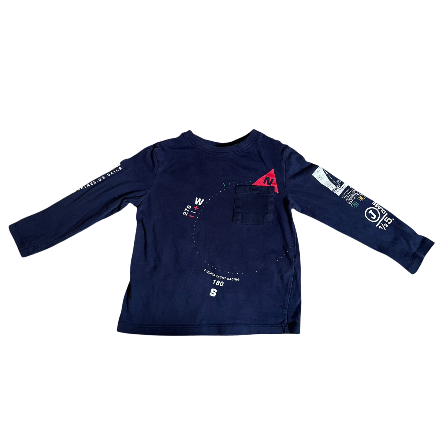 Boys original marine navy T-shirt size 4