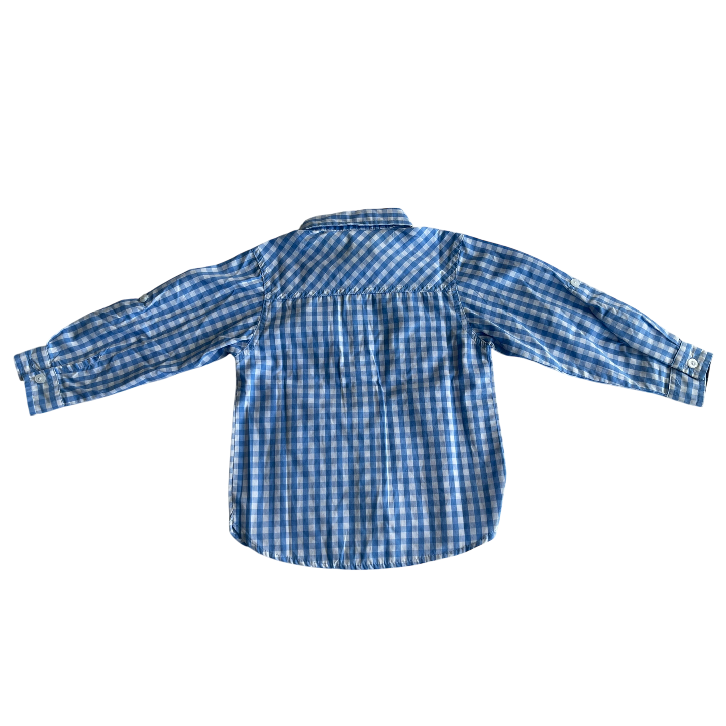 Boys U.S polo Assn white and blue T-shirt size 3