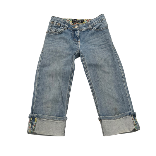 Girl mini boden blue Pants size 7 year