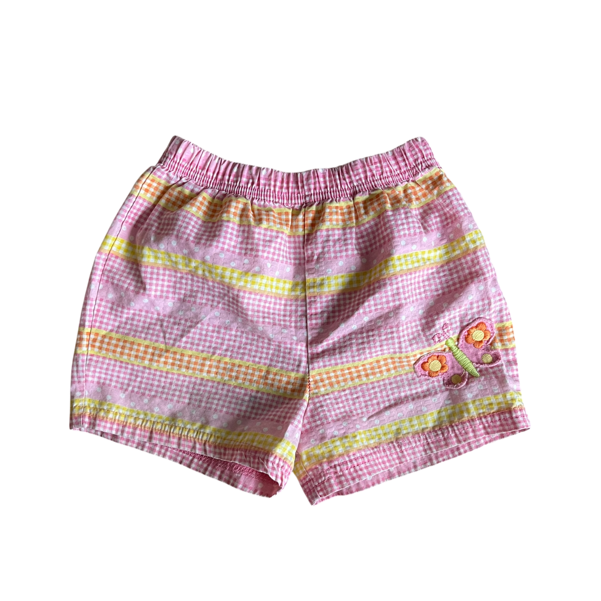 Girls okie dokie pink yellow Short size 3