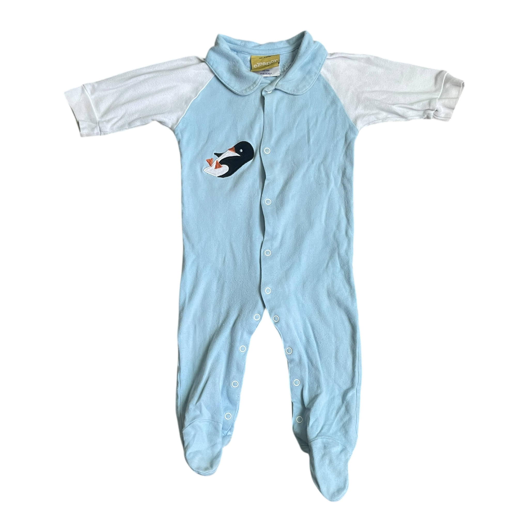 Unisex eleanor blue and white Baby suit size 9 mth