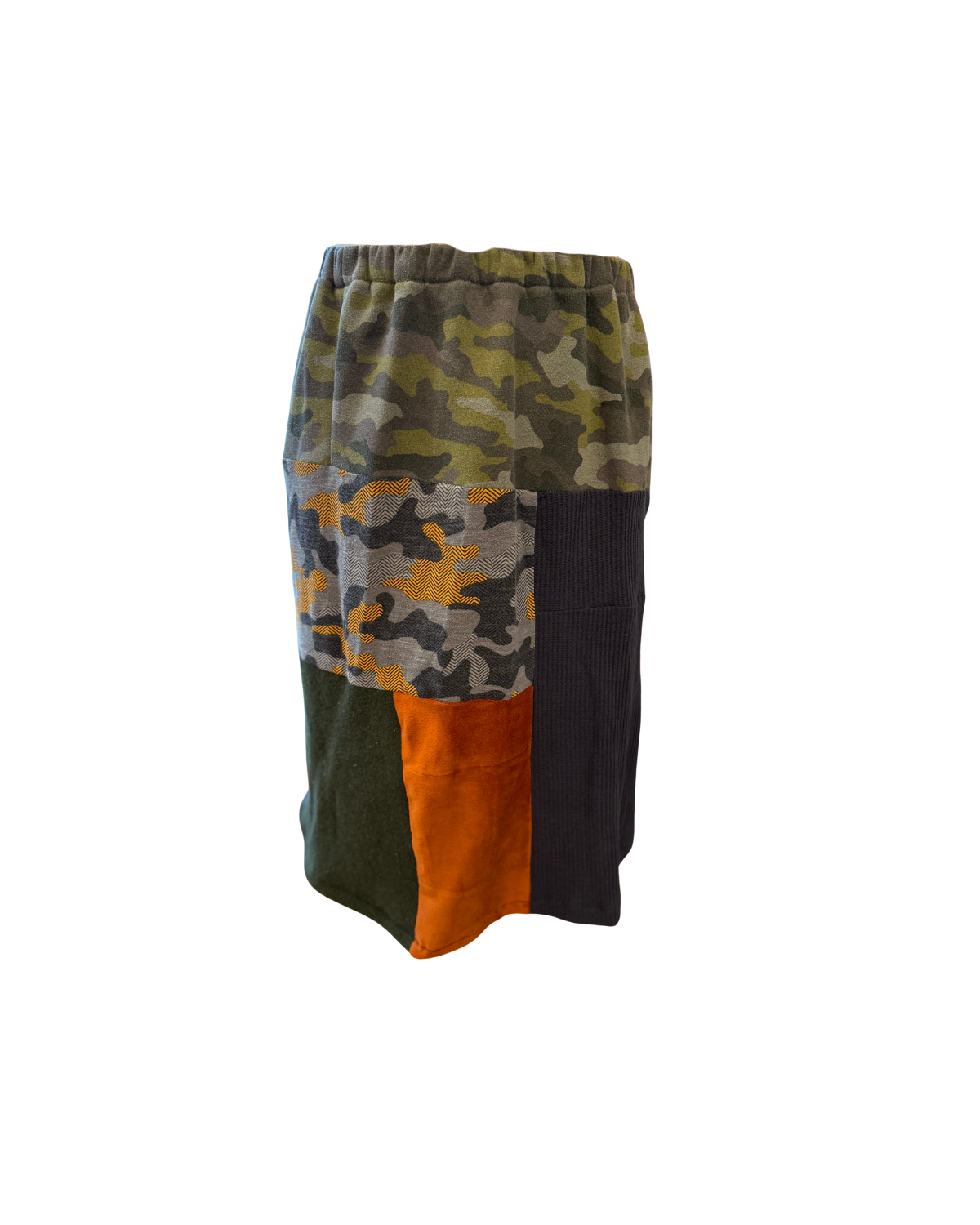 Camo patch skirt