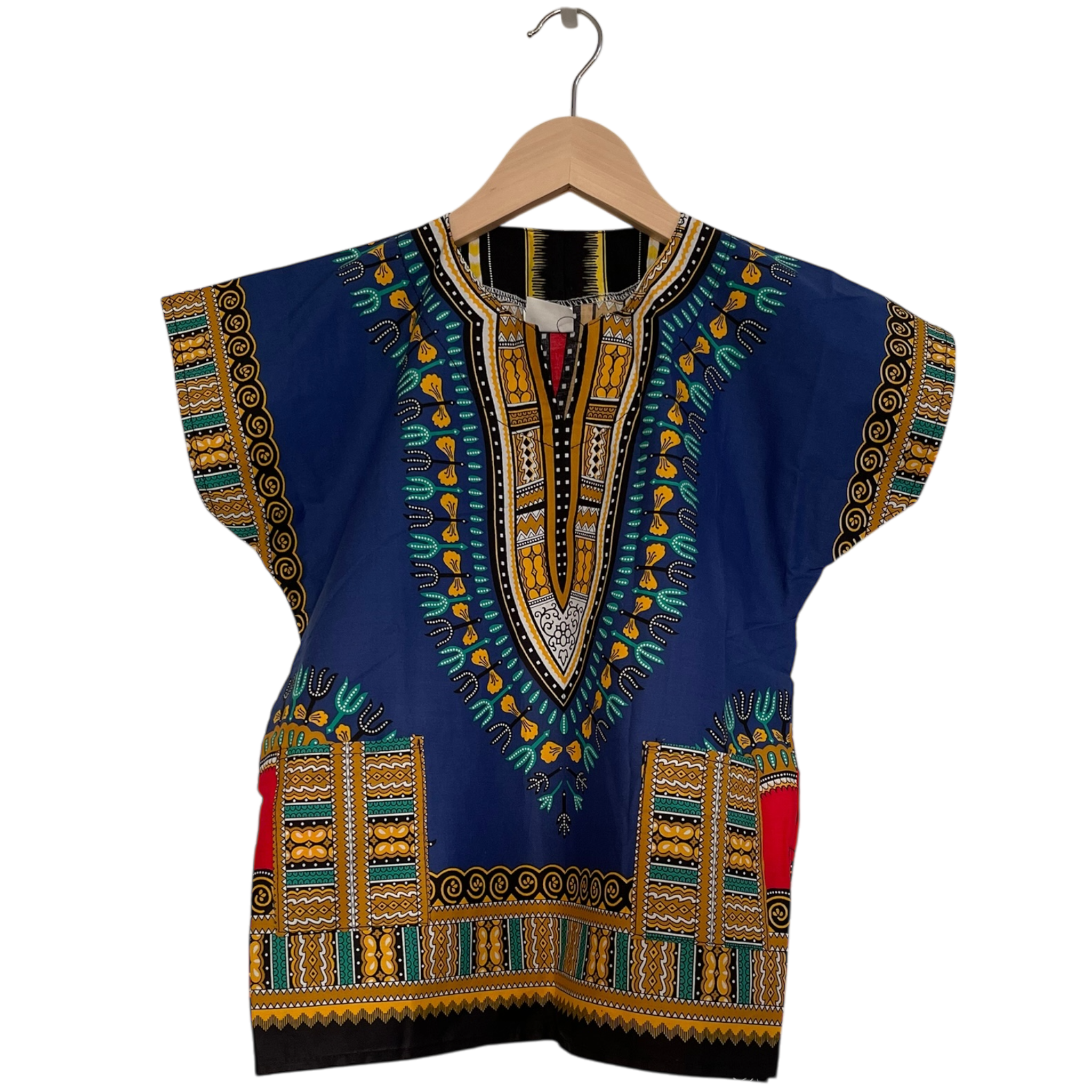 South African Dress Navy and Gold