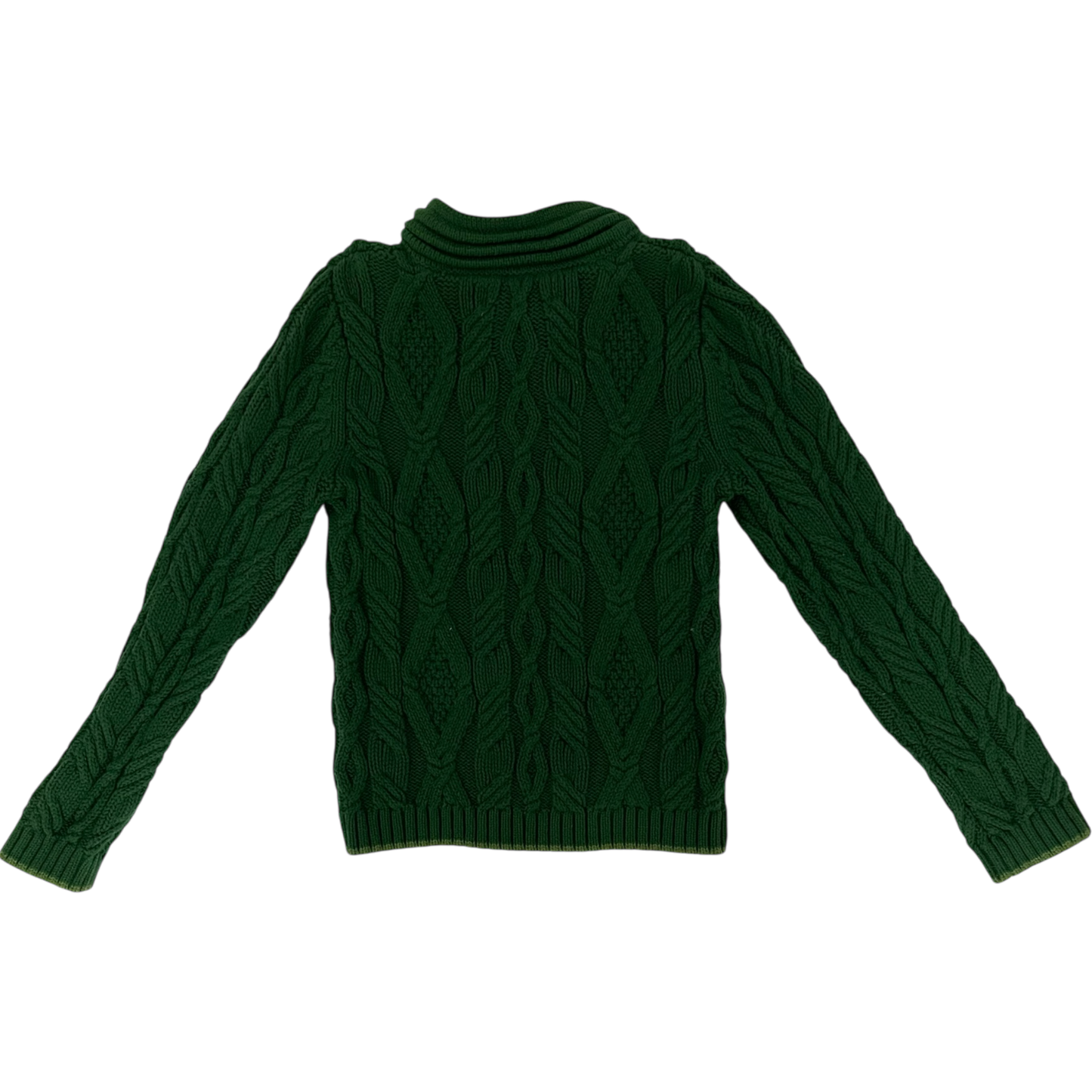 Green Quarter Zip Sweater