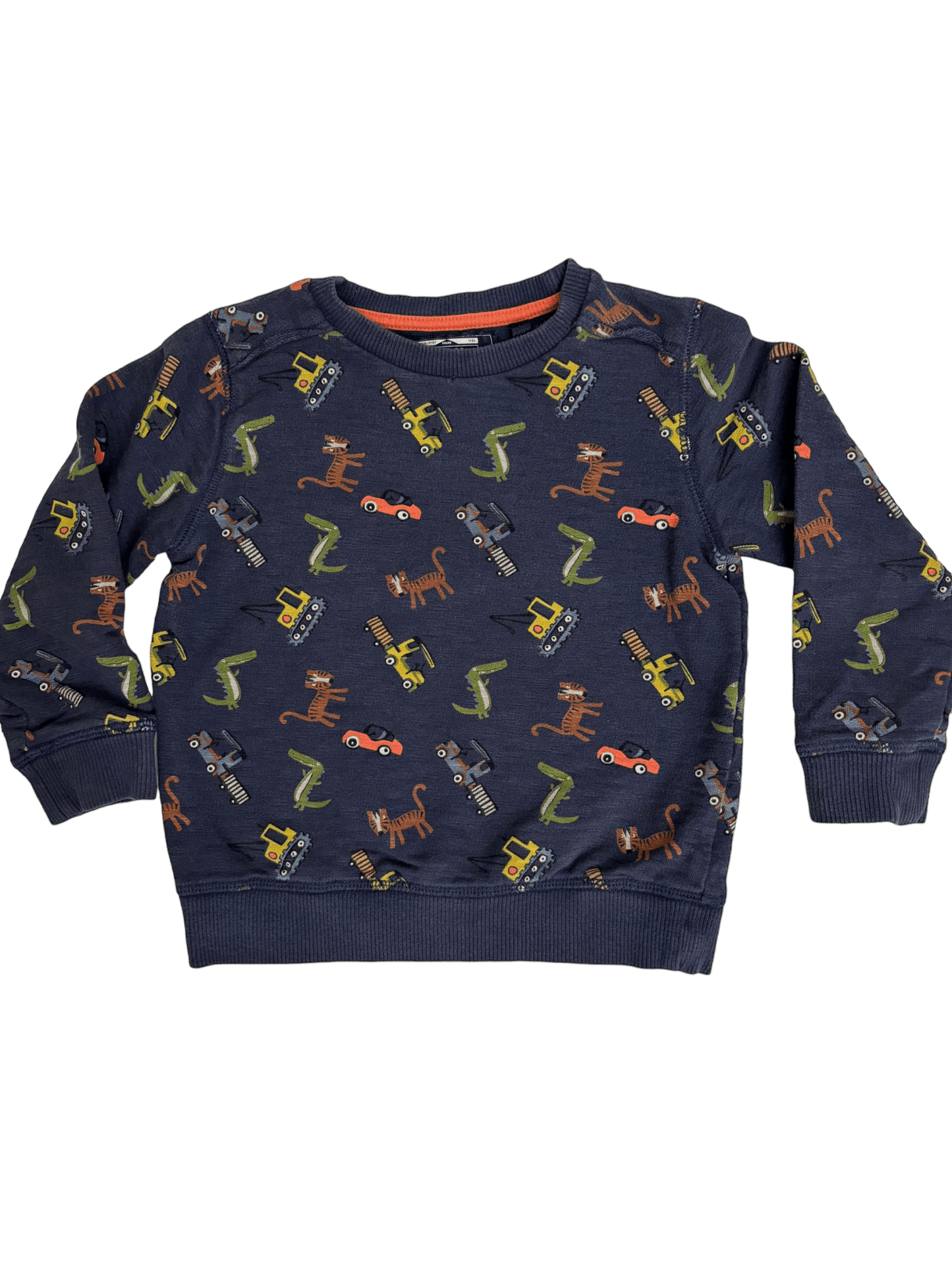 Animals and Trucks Sweatshirt - LeftKneePatch - Sweatshirt - Next