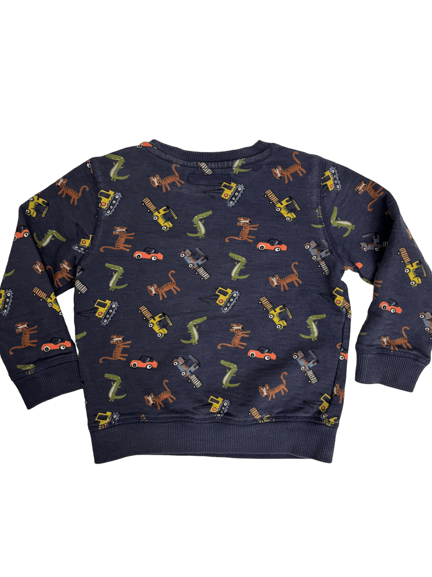 Animals and Trucks Sweatshirt - LeftKneePatch - Sweatshirt - Next