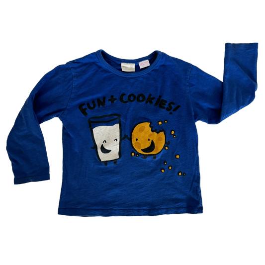 Long Sleeve Cookie Tee - LeftKneePatch - Long Sleeve Tee - Zara