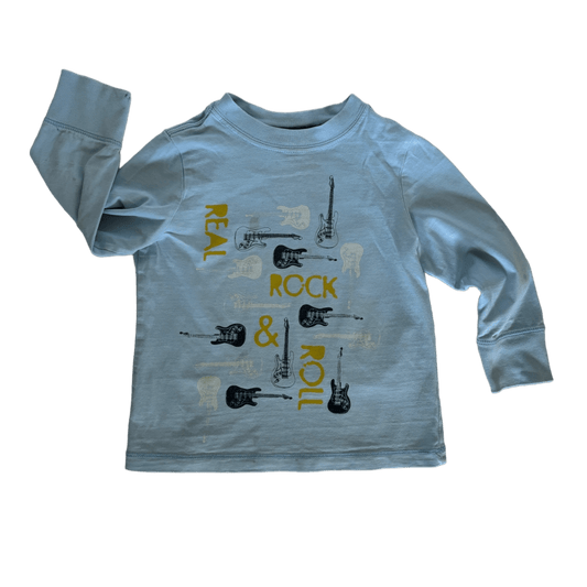 Long Sleeve Rock & Roll Tee - LeftKneePatch - Long Sleeve Tee - Old Navy