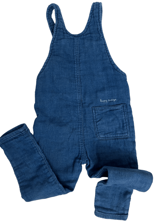 Overall into Overalls - Soft Denim - like Overalls - LeftKneePatch - Pants - Zara